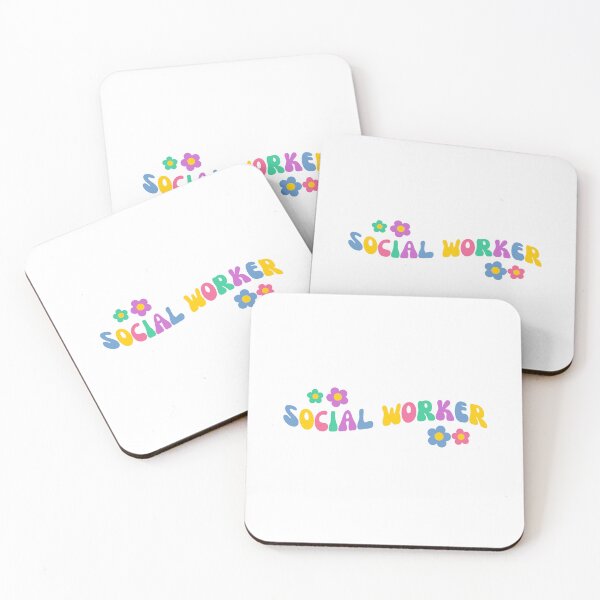 Item preview, Retro Floral Social Worker- Social Work - LSW MSW LCSW designed and sold by CaitU.