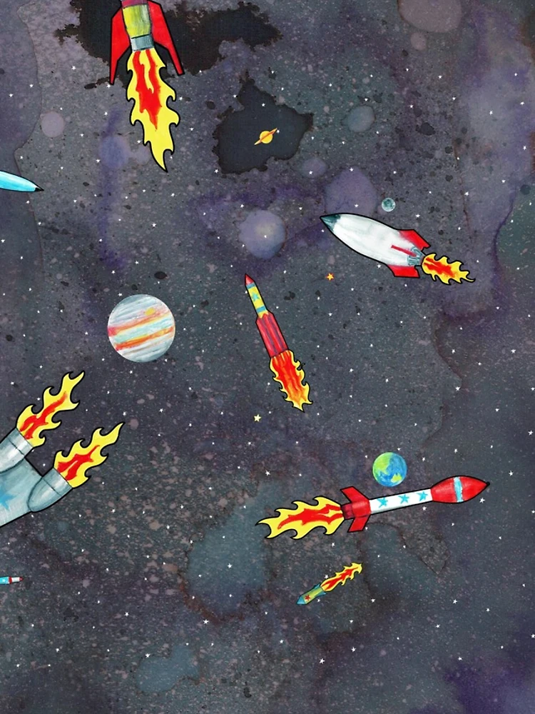 Thumbnail 4 of 4, iPhone Case, 8 Rockets designed and sold by Susan Craig.