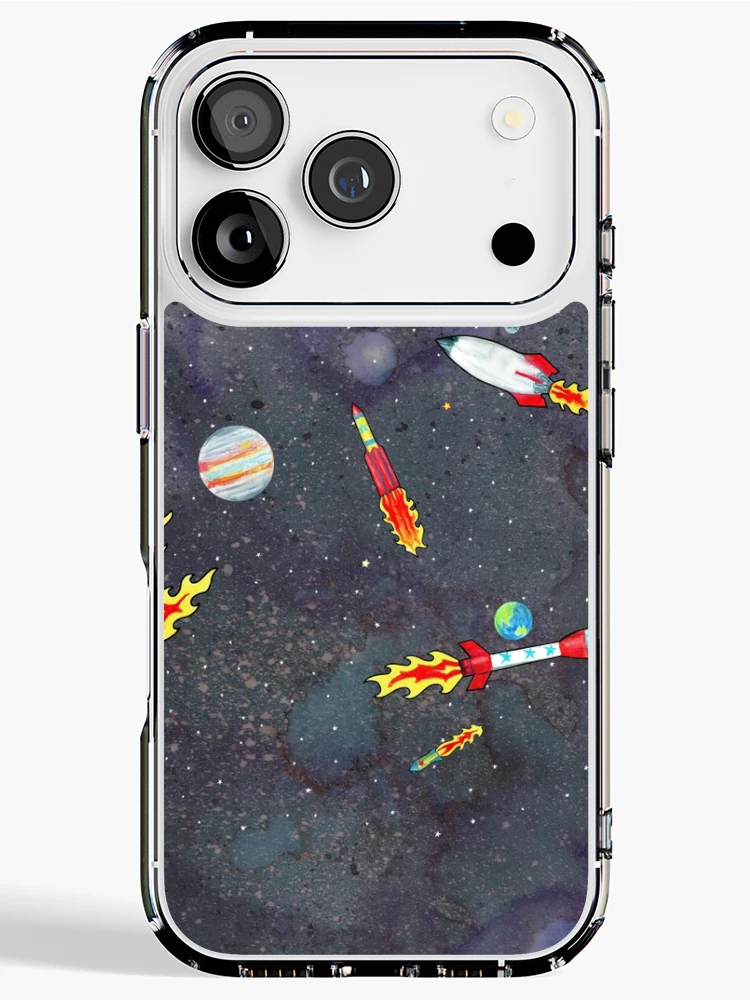 Thumbnail 1 of 5, iPhone Case, 8 Rockets designed and sold by Susan Craig.