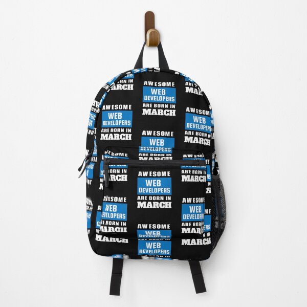 Item preview, Awesome Web Developers Are Born In March - Birthday designed and sold by Superhero Gear.