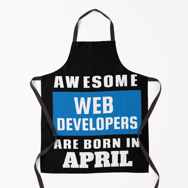 Item preview, Awesome Web Developers Are Born In April - Birthday designed and sold by Superhero Gear.