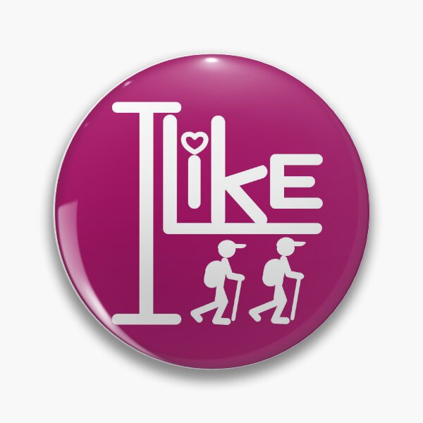 Item preview, I like hiking. designed and sold by SunriseD.