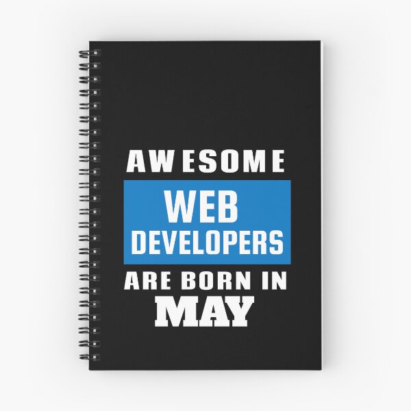 Item preview, Awesome Web Developers Are Born In May - Birthday designed and sold by Superhero Gear.
