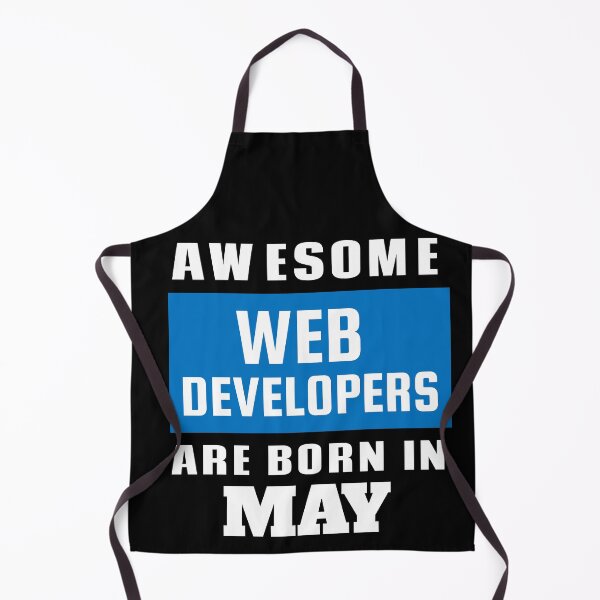 Item preview, Awesome Web Developers Are Born In May - Birthday designed and sold by Superhero Gear.