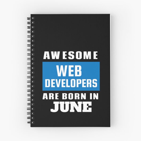 Item preview, Awesome Web Developers Are Born In June - Birthday designed and sold by Superhero Gear.