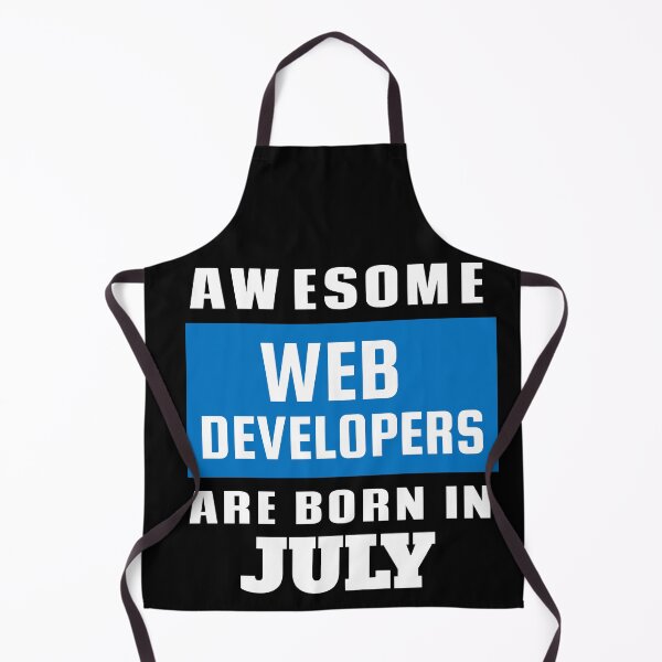 Item preview, Awesome Web Developers Are Born In July - Birthday designed and sold by Superhero Gear.