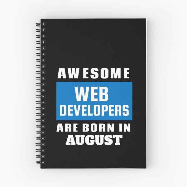 Item preview, Awesome Web Developers Are Born In August - Birthday designed and sold by Superhero Gear.