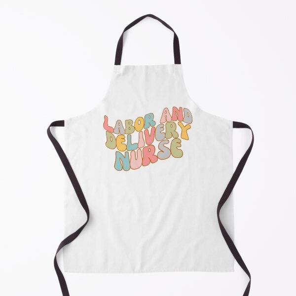 Item preview, Retro Floral Labor and Delivery Nurse - RN - Registered Nurse - Labor and Delivery Room Nurse designed and sold by CaitU.