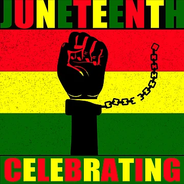 Artwork thumbnail, Juneteenth Celebrating Hand by Ranscreative