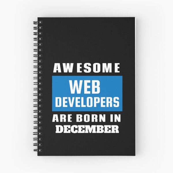 Item preview, Awesome Web Developers Are Born In December - Birthday designed and sold by Superhero Gear.