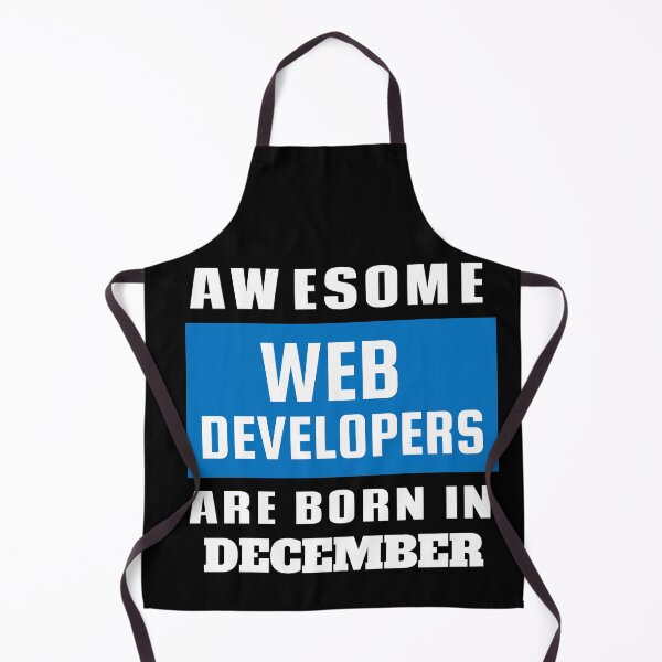 Item preview, Awesome Web Developers Are Born In December - Birthday designed and sold by Superhero Gear.