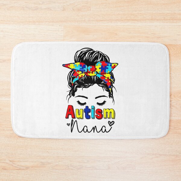 Item preview, Autism Nana Messy Bun Sunglasses Bandana Be Kind Mothers Day designed and sold by HaaChris-Artis.