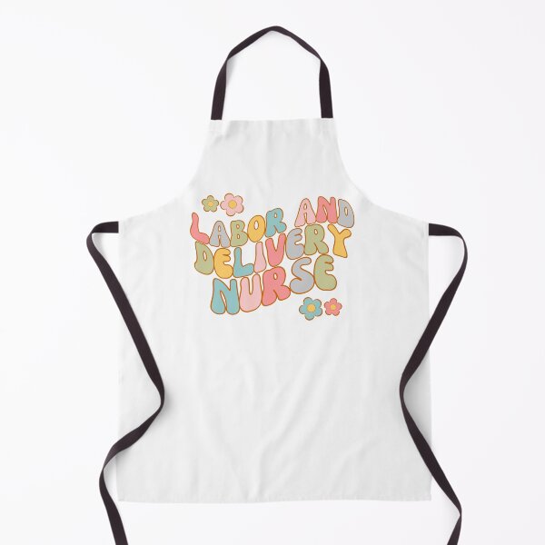 Item preview, Retro Floral Labor and Delivery Nurse - RN - Registered Nurse - Labor and Delivery Room Nurse designed and sold by CaitU.