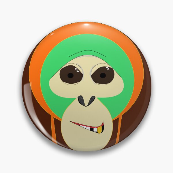 Item preview, Greene Munki Chimpanzee designed and sold by PickYerSticker.