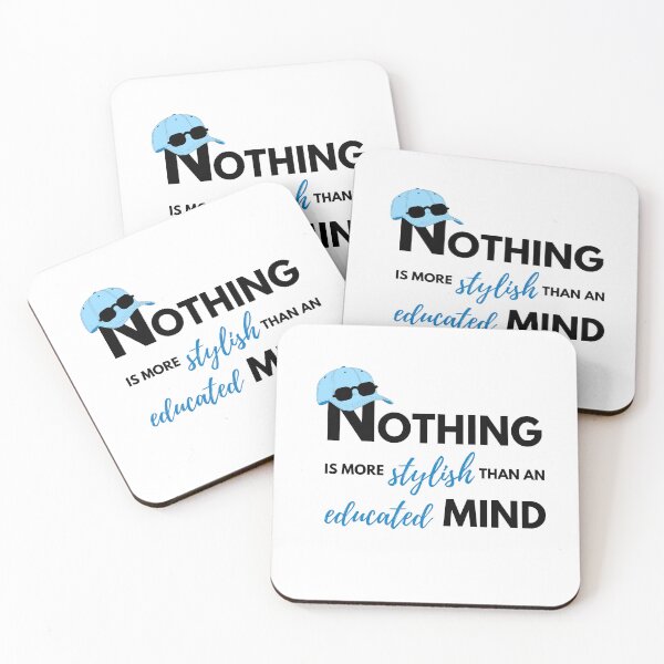 Item preview, Nothing is more stylish than an educated mind concept for guys designed and sold by wildpiksel.