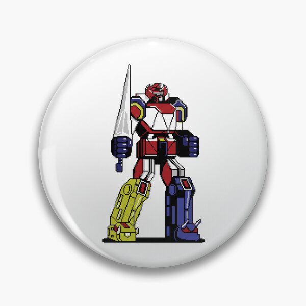 Item preview, Megazord pixelado designed and sold by ProductosCrisa.