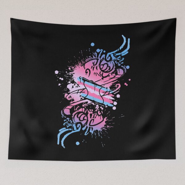 Item preview, Harpy Design Trans Flag  designed and sold by MataJrRay.