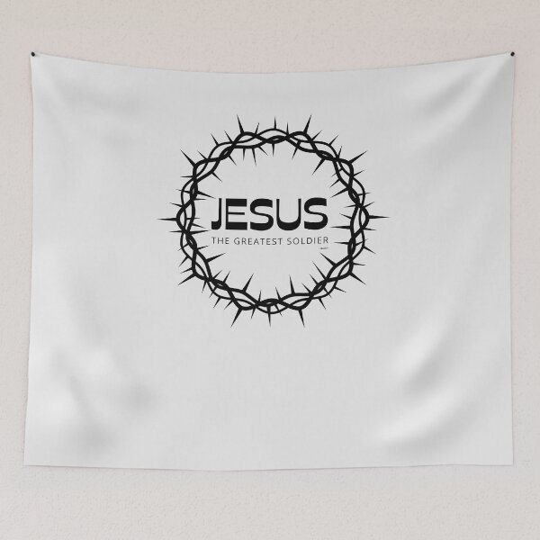 Item preview, JESUS - THE GREATEST SOLDIER designed and sold by GODLOVES by Isaiah .