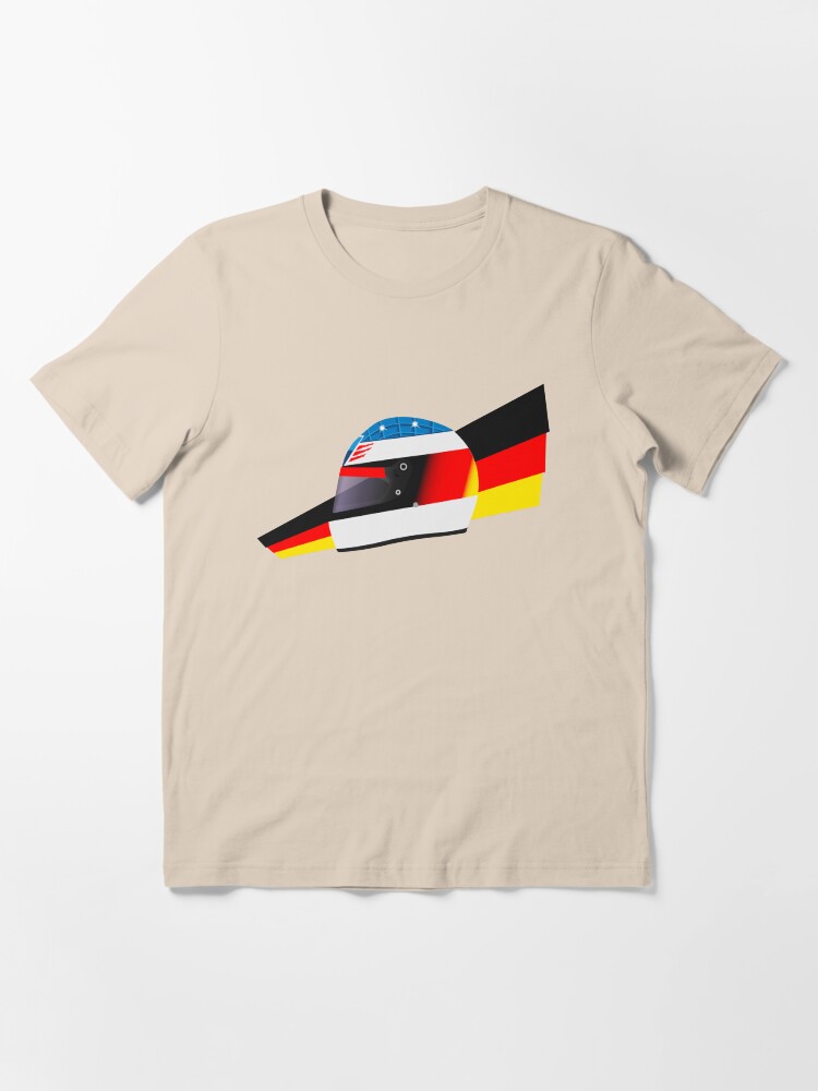 Alternate view of German racing driver helmet Essential T-Shirt
