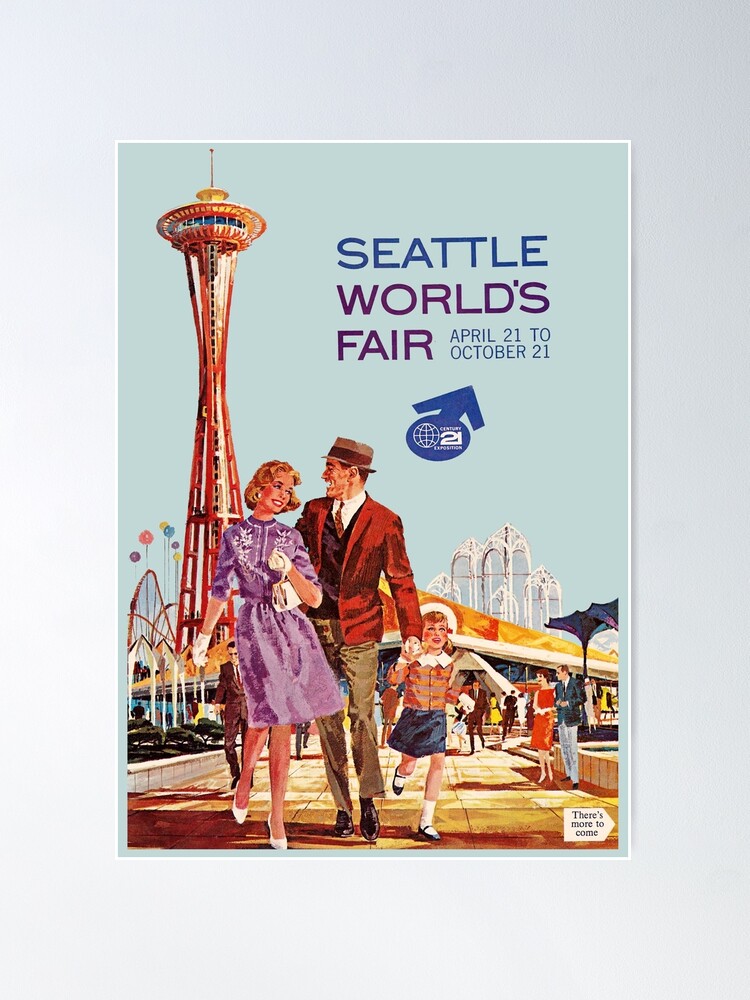 Vintage Seattle World's Fair 1962 White Crewneck SZ S