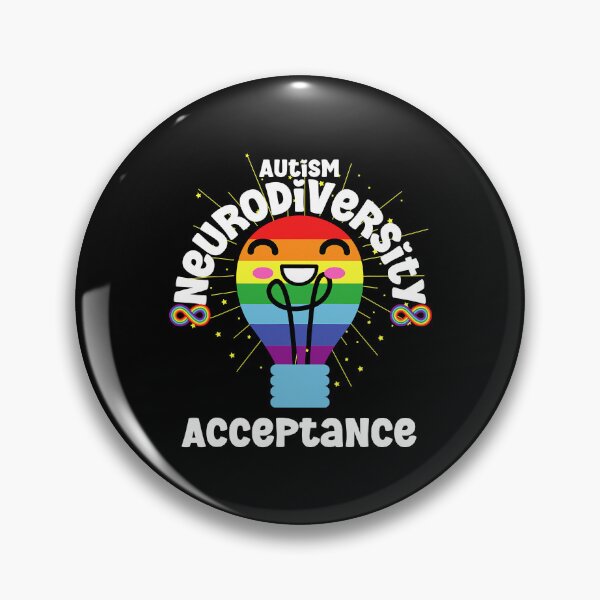 Item preview, Autism Neurodiversity Acceptance Kawaii Light Bulb designed and sold by HaaChris-Artis.