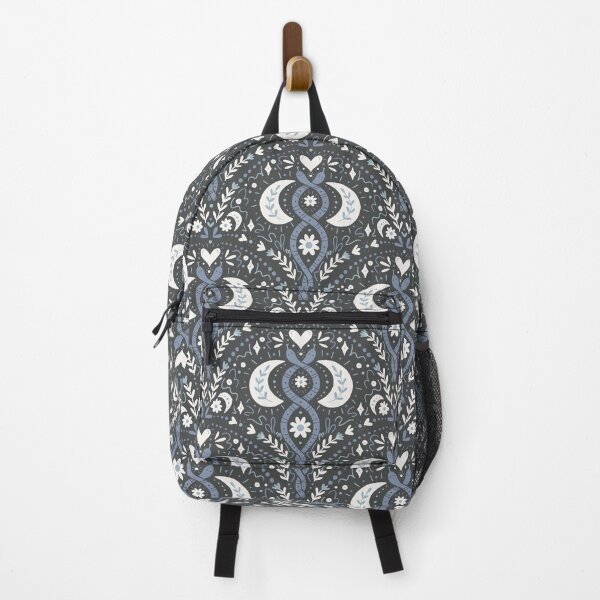 Item preview, Mystic boho snakes - blue, charcoal, white designed and sold by Chelsea Jay.