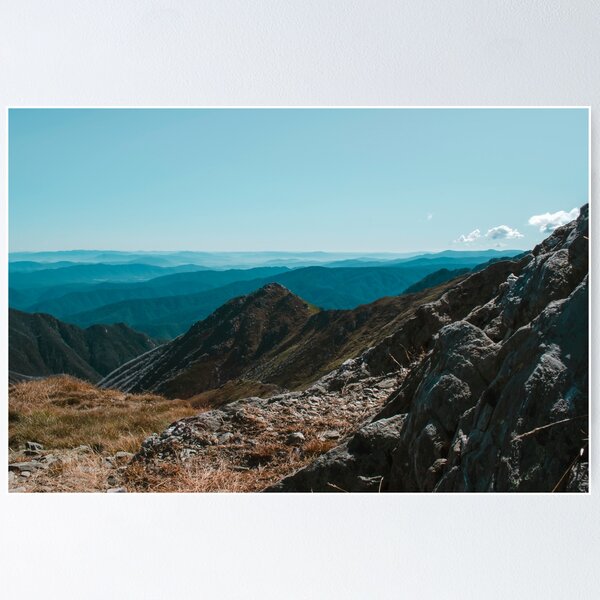 Item preview, /// Alpine Air /// Sunday midday view from Main Track lookout Blue Lake, Kosciuszko NP, NSW Australia  designed and sold by Est-Image-Co.