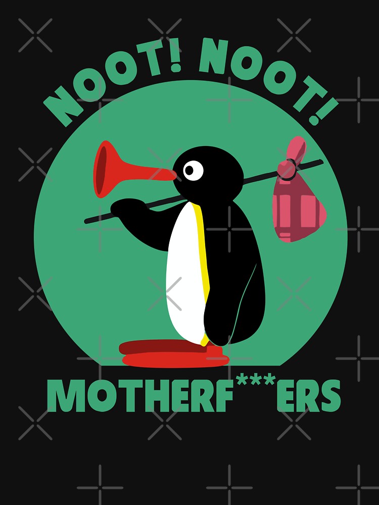Imagen 7 de 7, Camiseta esencial con la obra no no no pingu retro vintage, diseñada y vendida por Ranscreative.
