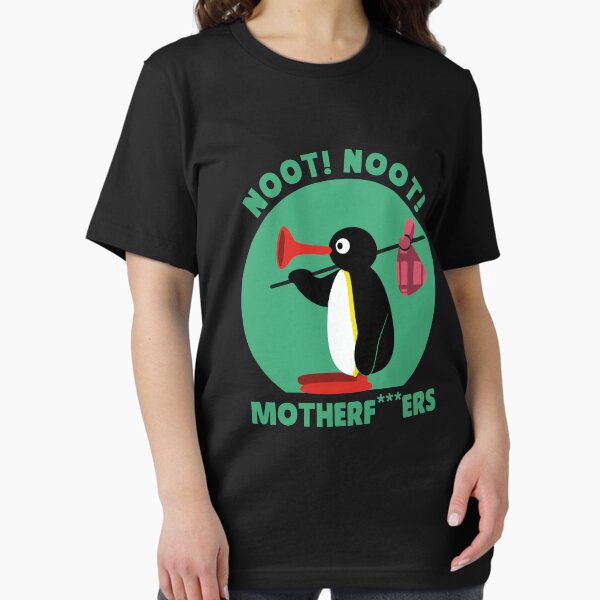 Vista previa del artículo con la obra «no no no pingu retro vintage», diseñado y vendido por Ranscreative.