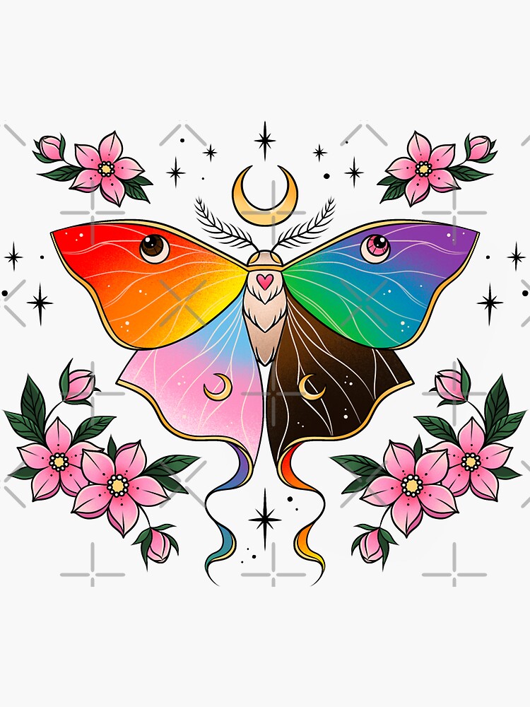 Pride Moth by xxzbat
