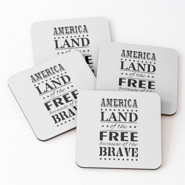 Item preview, America Land of the Free Because of the Brave designed and sold by Froyd Wess.