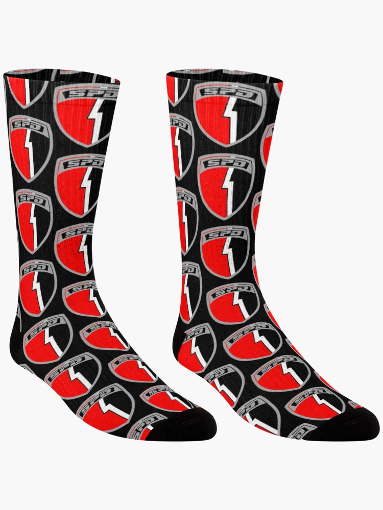 Thumbnail 3 of 5, Socks, SPD Red Ranger designed and sold by ProductosCrisa.