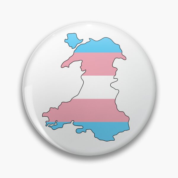 Item preview, Wales Outline - Trans Pride Flag designed and sold by uni-que-designs.
