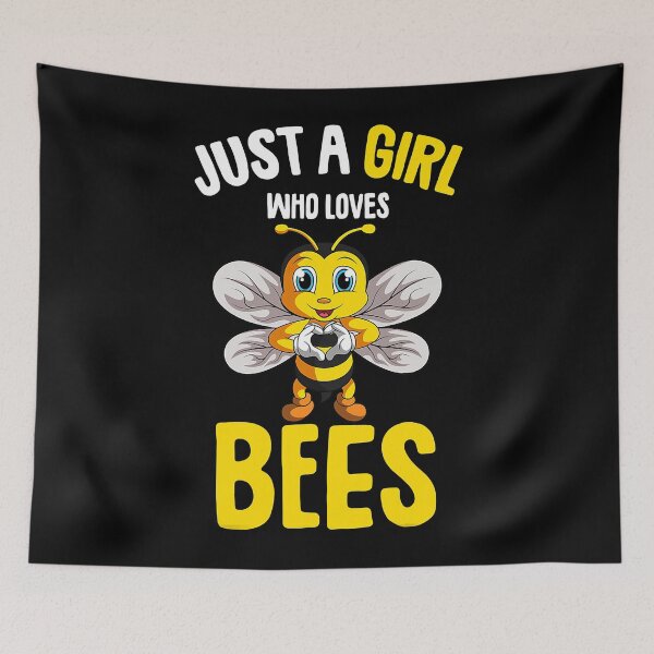 Item preview, Just A Girl Who Loves Bees designed and sold by nwaja-art.