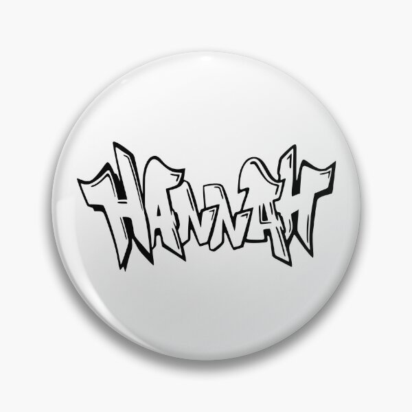 Artikelvorschau, Hannah - Graffiti-Namensdesign entworfen und verkauft von NameThatShirt.