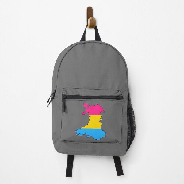 Item preview, Wales Outline - Pan Pride Flag designed and sold by uni-que-designs.
