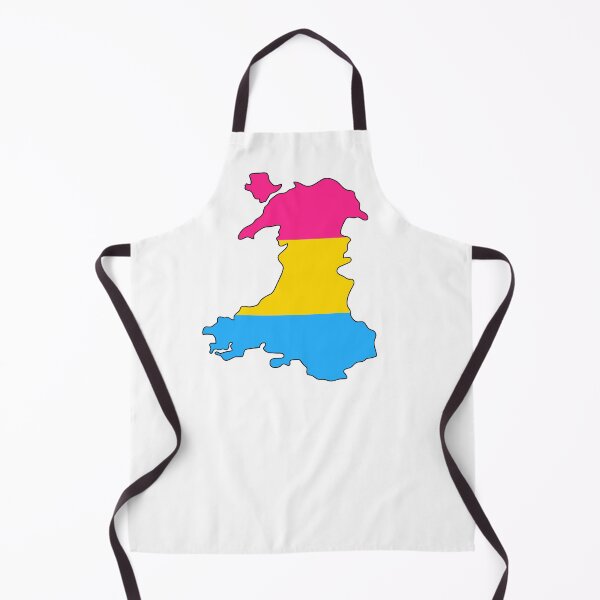 Item preview, Wales Outline - Pan Pride Flag designed and sold by uni-que-designs.