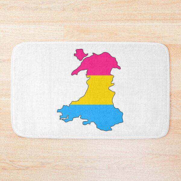 Item preview, Wales Outline - Pan Pride Flag designed and sold by uni-que-designs.