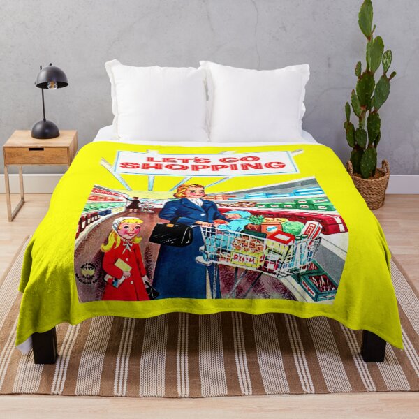 Item preview, LET'S GO SHOPPING designed and sold by ThrowbackAds.