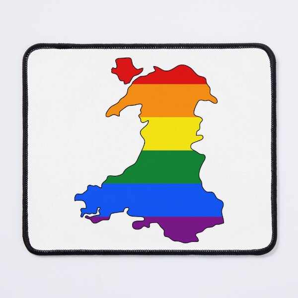 Item preview, Wales Outline - Gay Pride Flag designed and sold by uni-que-designs.