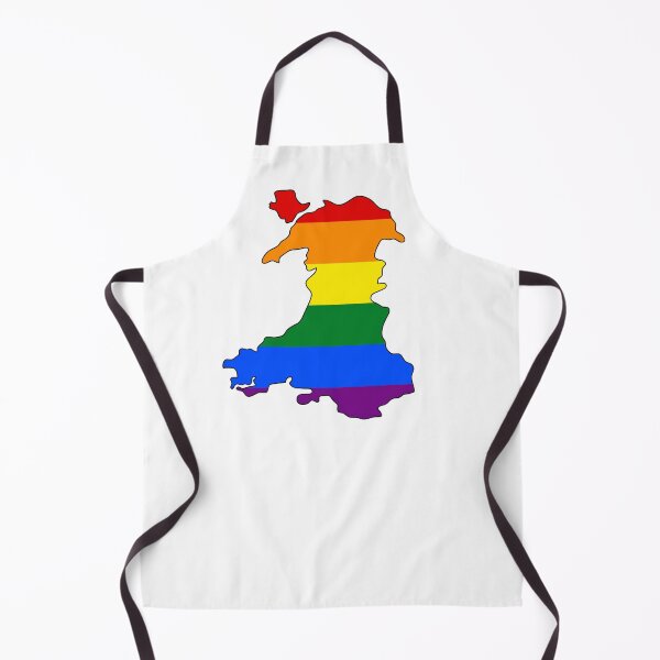 Item preview, Wales Outline - Gay Pride Flag designed and sold by uni-que-designs.