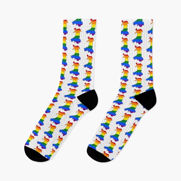 Item preview, Wales Outline - Gay Pride Flag designed and sold by uni-que-designs.