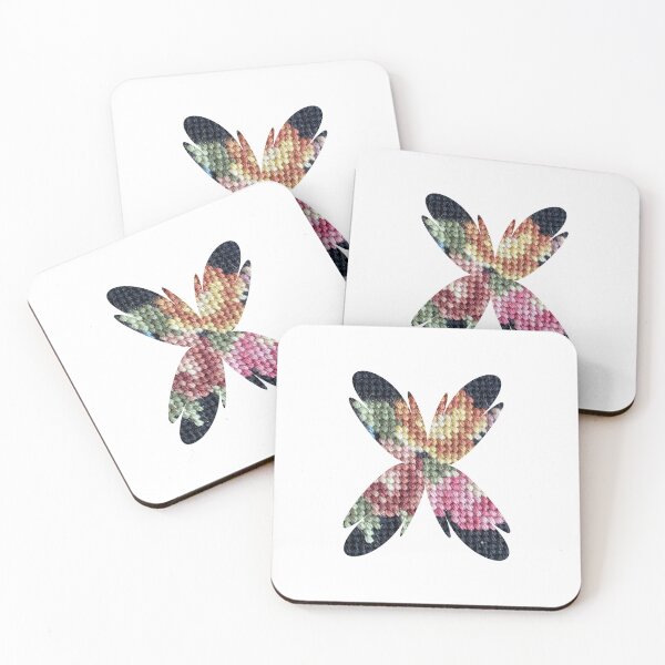 Item preview, Petit point butterfly designed and sold by boomantique.