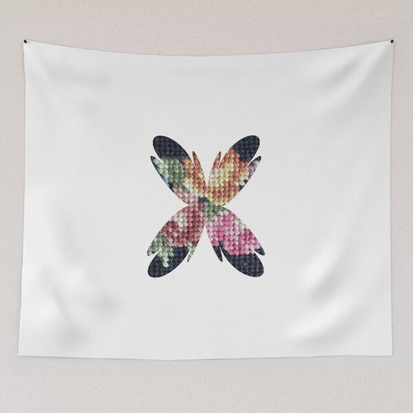 Item preview, Petit point butterfly designed and sold by boomantique.