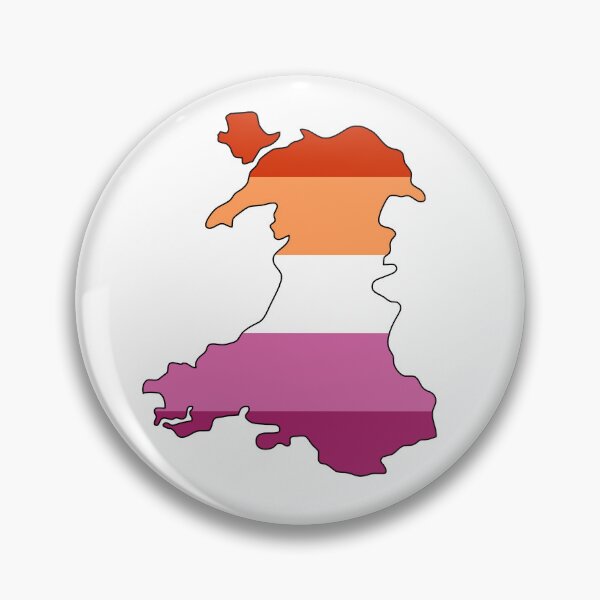 Item preview, Wales Outline - Lesbian Pride Flag designed and sold by uni-que-designs.