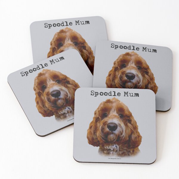 Item preview, Red Cockapoo / Spoodle Dog Mum designed and sold by Happy Dog Doodles.