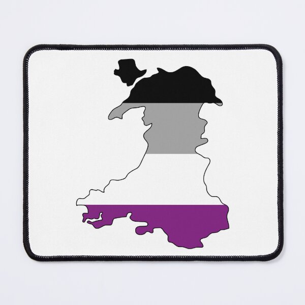 Item preview, Wales Outline - Ace Pride Flag designed and sold by uni-que-designs.