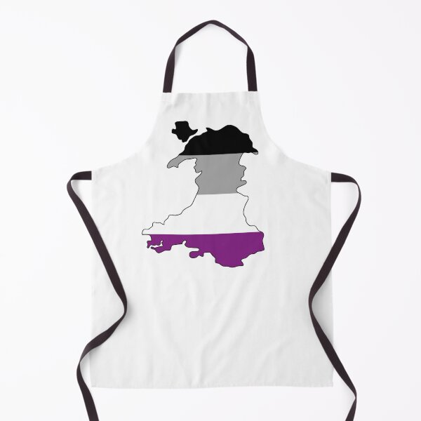 Item preview, Wales Outline - Ace Pride Flag designed and sold by uni-que-designs.