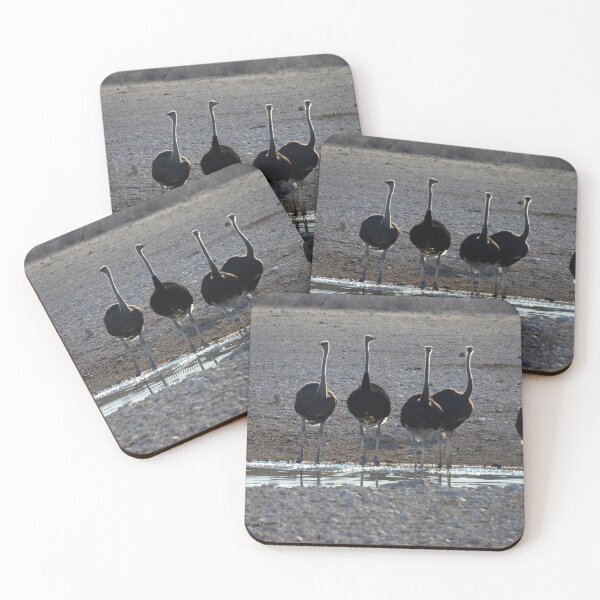 Item preview, Ostriches at a waterhole designed and sold by Speedy.