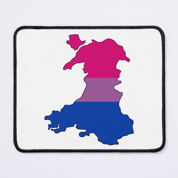 Item preview, Wales Outline - Bi Pride Flag designed and sold by uni-que-designs.